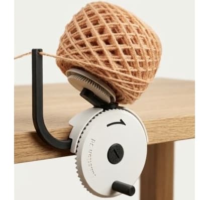 Enovelador Enrolador De Lã E Fios Manual De Mesa Com Manivela Para Tricô E Crochê