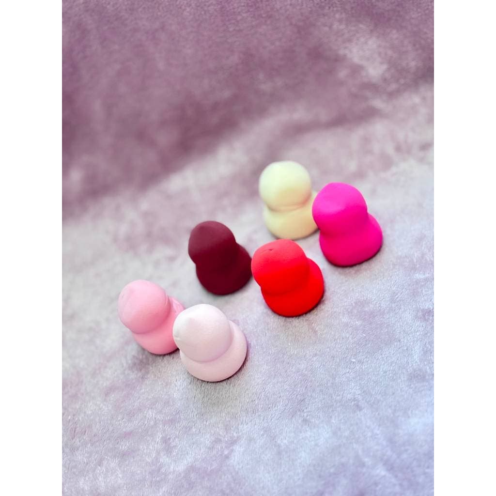 Esponja de Maquiagem Formato Gotinha Powder Puff Cores Sortidas