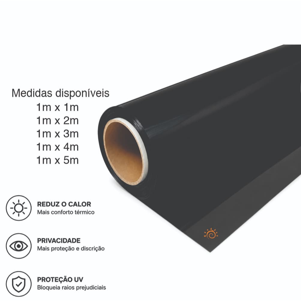 Insulfilm Fumê 1m Automotivo Residencial Película G5 G20 G35