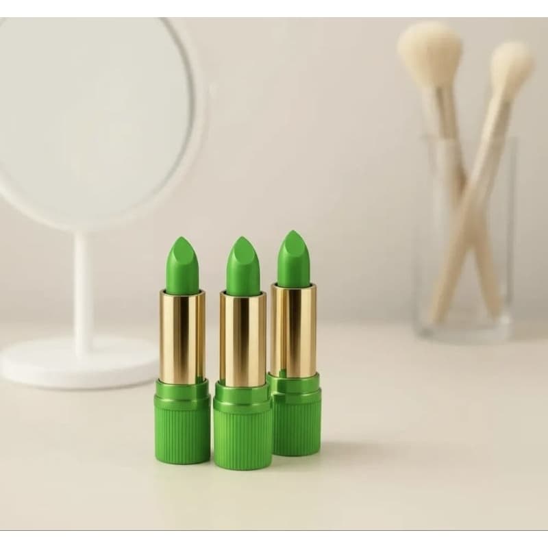 Batom Verde Mágico Belle Femme - Longa Duração, Tonalidade Rosada, 3,8g