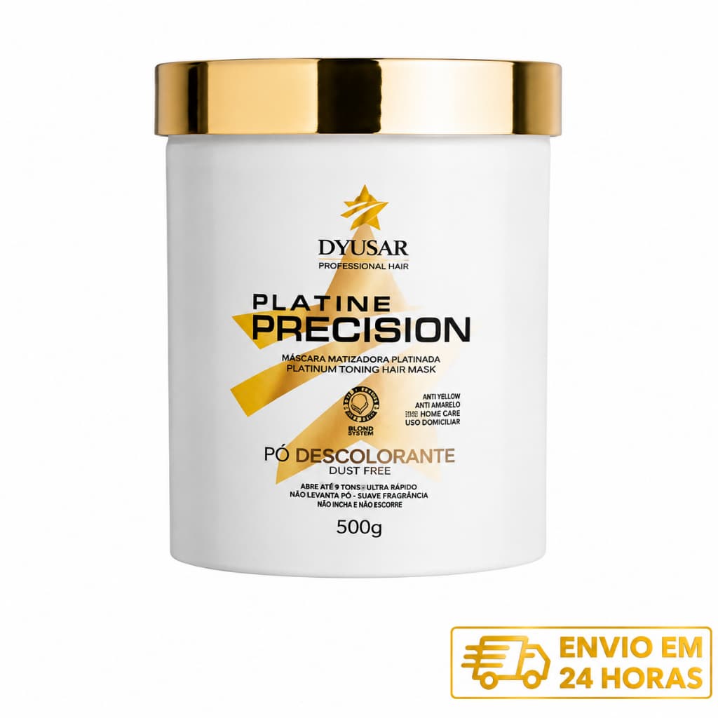 Pó Descolorante Platinado Profissional DYUSAR Platine Precision White 500g