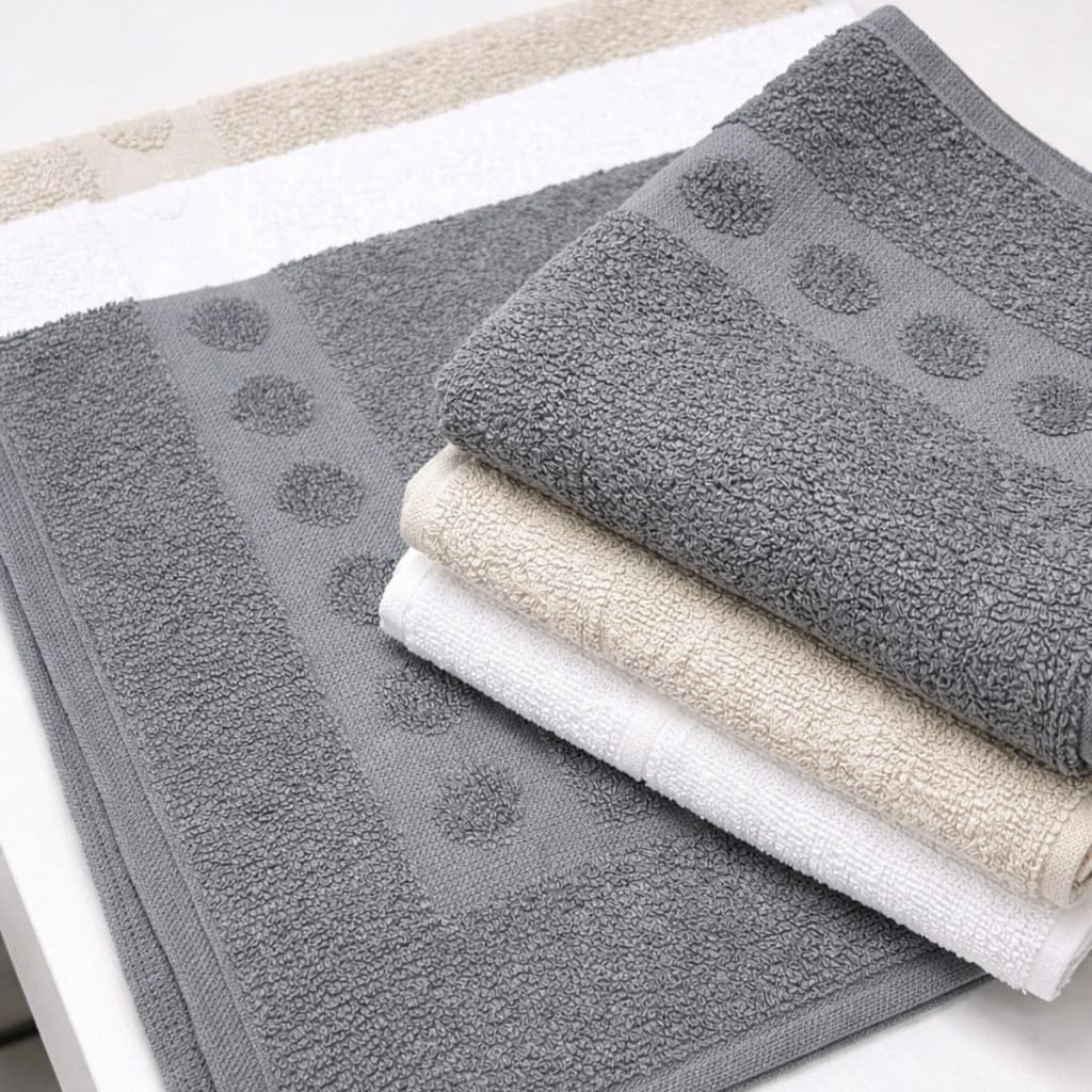 Tapete Antiderrapante Atoalhado Piso Banheiro 100% Algodão Premium 50X65cm