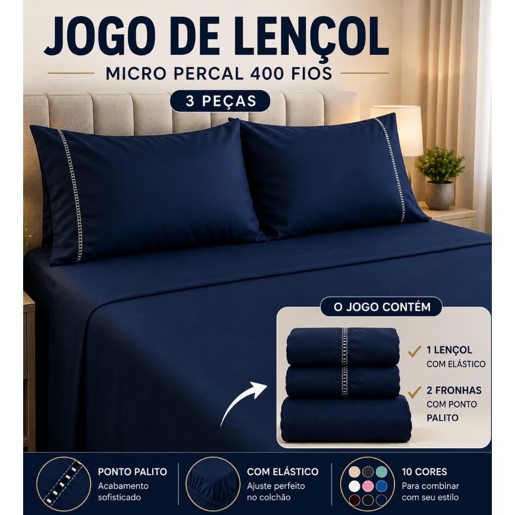 Colchaz Jogo de Lençol Algodão Penteado Toque Macio Antimanchas Cama Solteiro Casal Queen King Várias Cores
