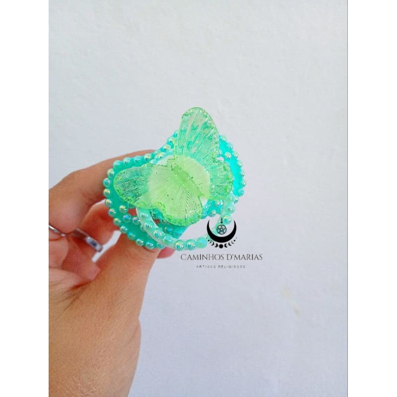 chupeta personalizada erê borboleta verde chupeta cosme chupeta ibeji