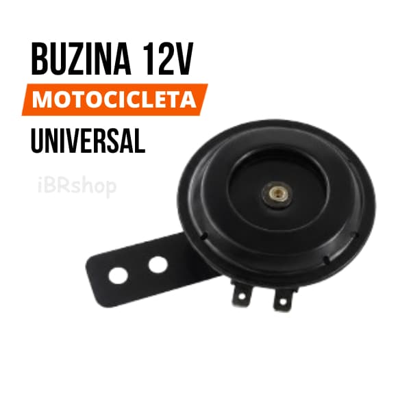 Buzina de Moto 12V Universal Buzina Moto Honda Yamaha Shineray Suzuki Dafra e Outras