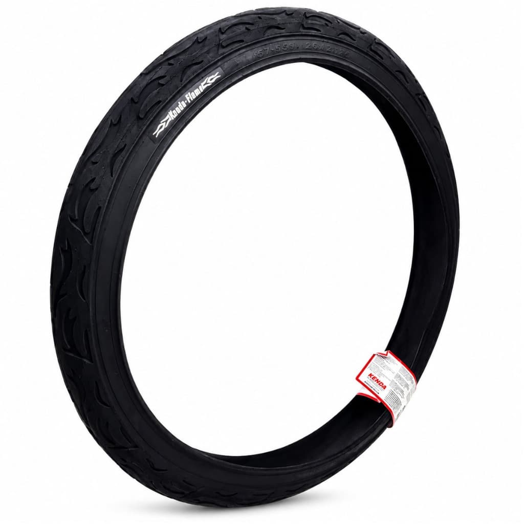 Pneu Kenda Flame 26x2.125 Balão Slick para Bicicleta  Aro 26 Bike Eletrica