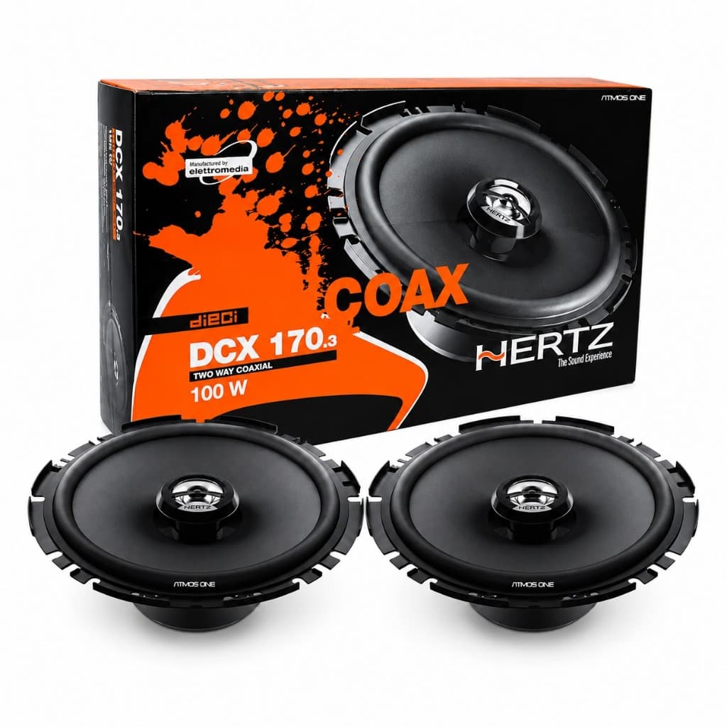 Kit Coaxial Hertz Dieci Dcx 170 6 Polegadas 100wrms Som Automotivo