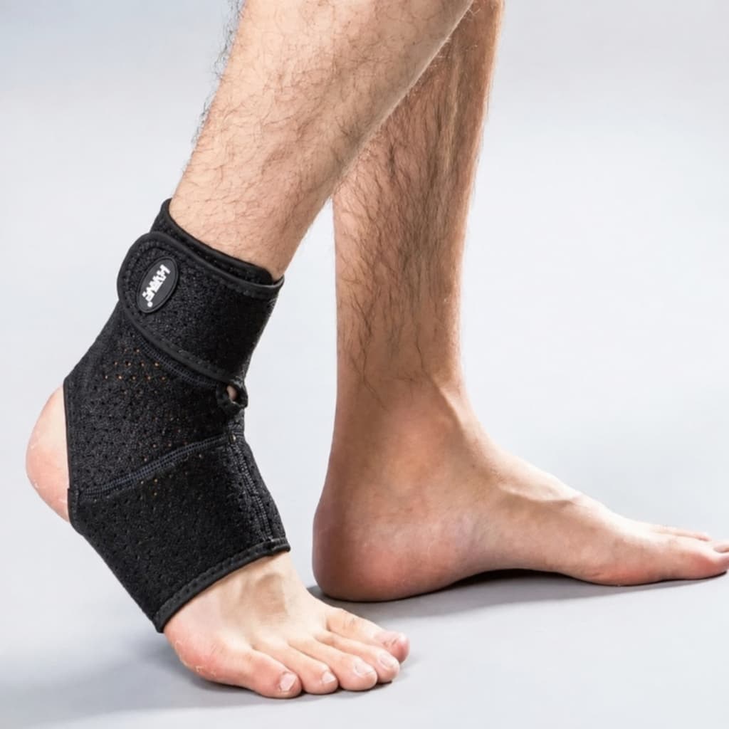 Tornozeleira Velcro Neoprene Ajustável Esportiva Liveup