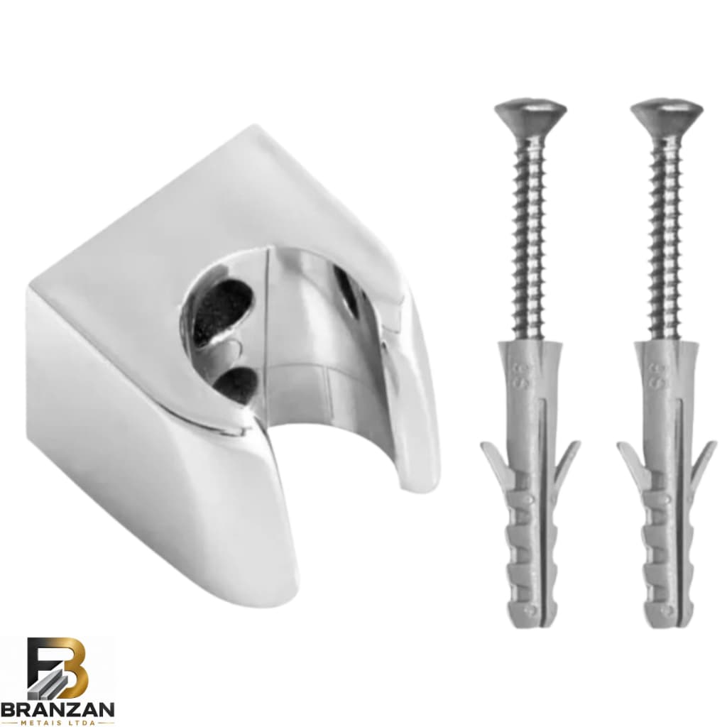 Suporte P/ Mangueira Chuveiro Ducha Higiênica Abs Cromada