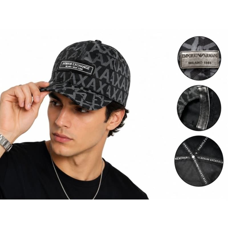 Boné AX  Aba Curva Masculino.