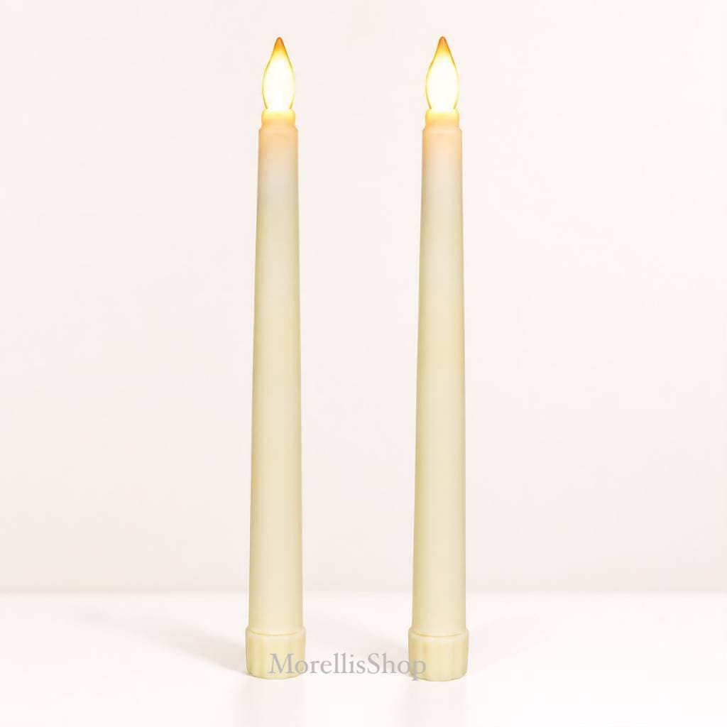 Velas de Led Longas 21m Com Chama Realista Decoração