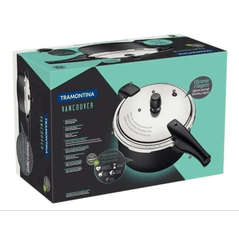 Panela de Pressão Vancouver 4,5L Grafite Tramontina 20582/620