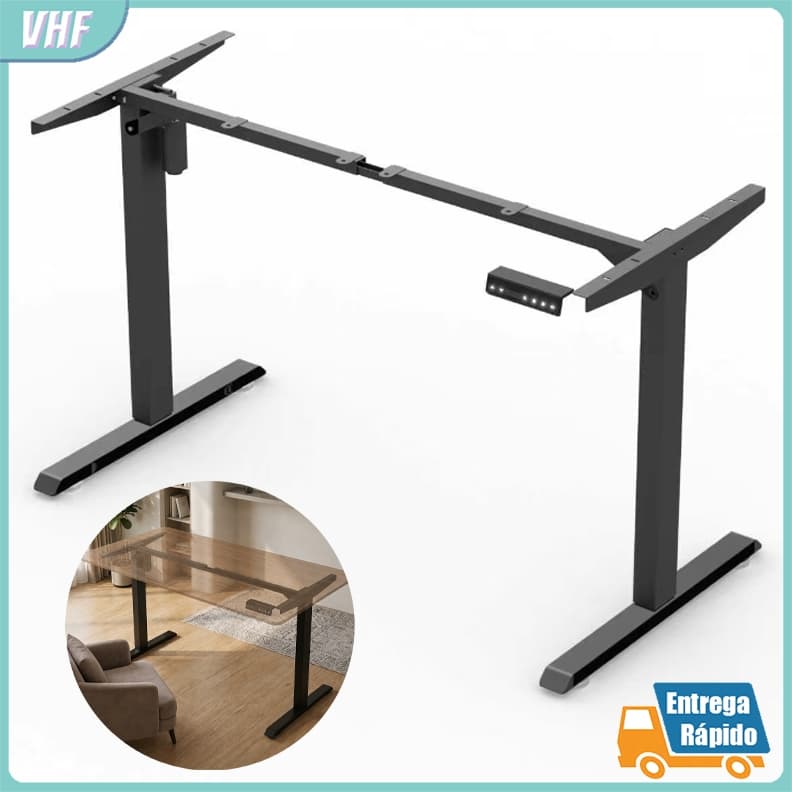Mesa com Regulagem de Altura Elétrica,Mesa Eletrica Ajustavel escritório ergonômica para computador