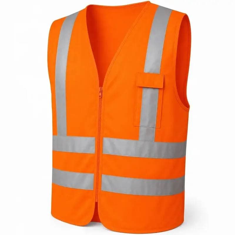 Colete de Segurança Refletivo Verde Fluorescente Neon com Bolso | EPI Sinalização