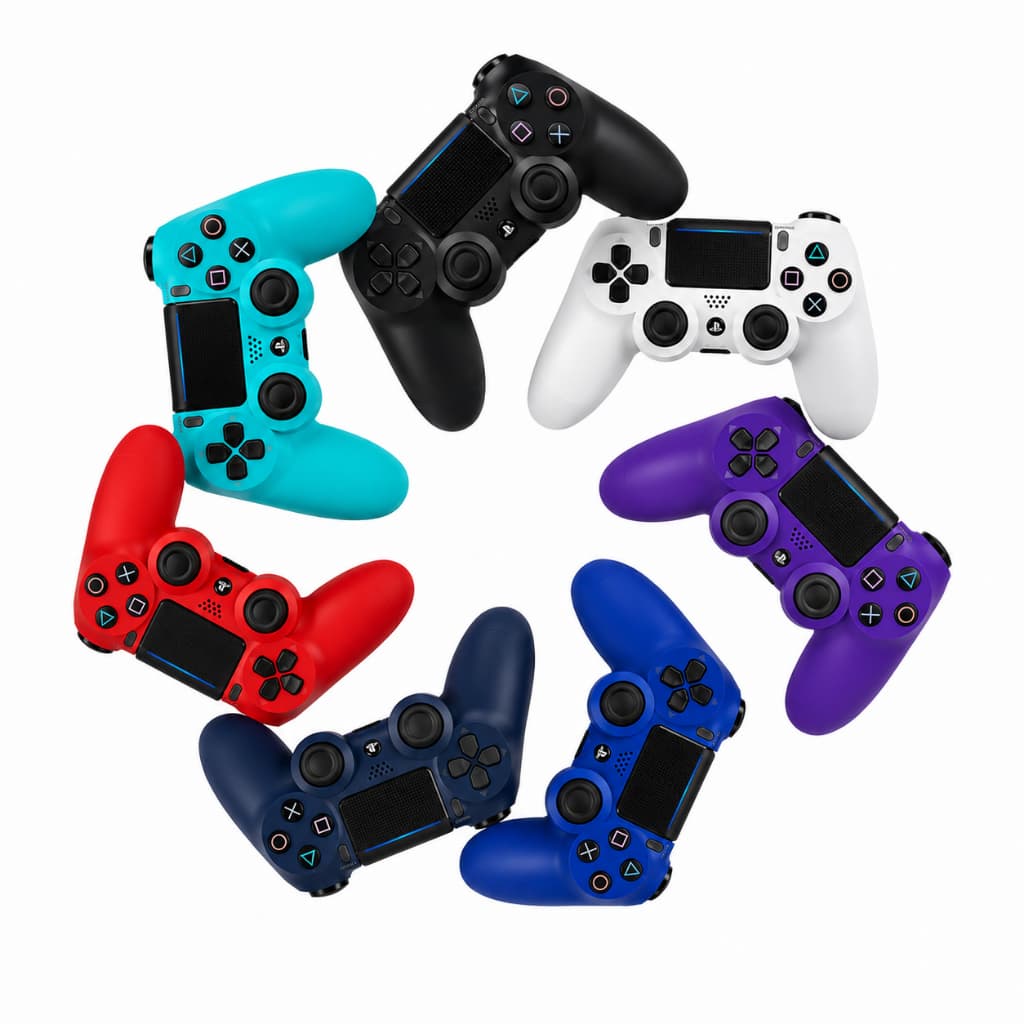 Controle para PS4, PC, Celular e TV Game Hub Colorido e Preto