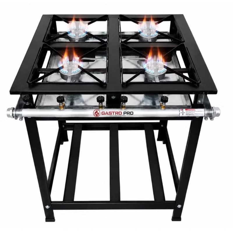 Fogão 4 Bocas Caulim Alta Pressão Grelha 30x30 Promoção