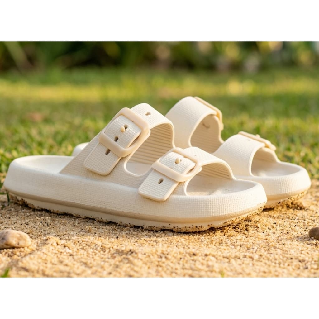 Chinelo Slide Papete Birken 2 Fivelas Unissex Casual Confortável, Evento, Igreja, Moda,  Estilo, Escola.