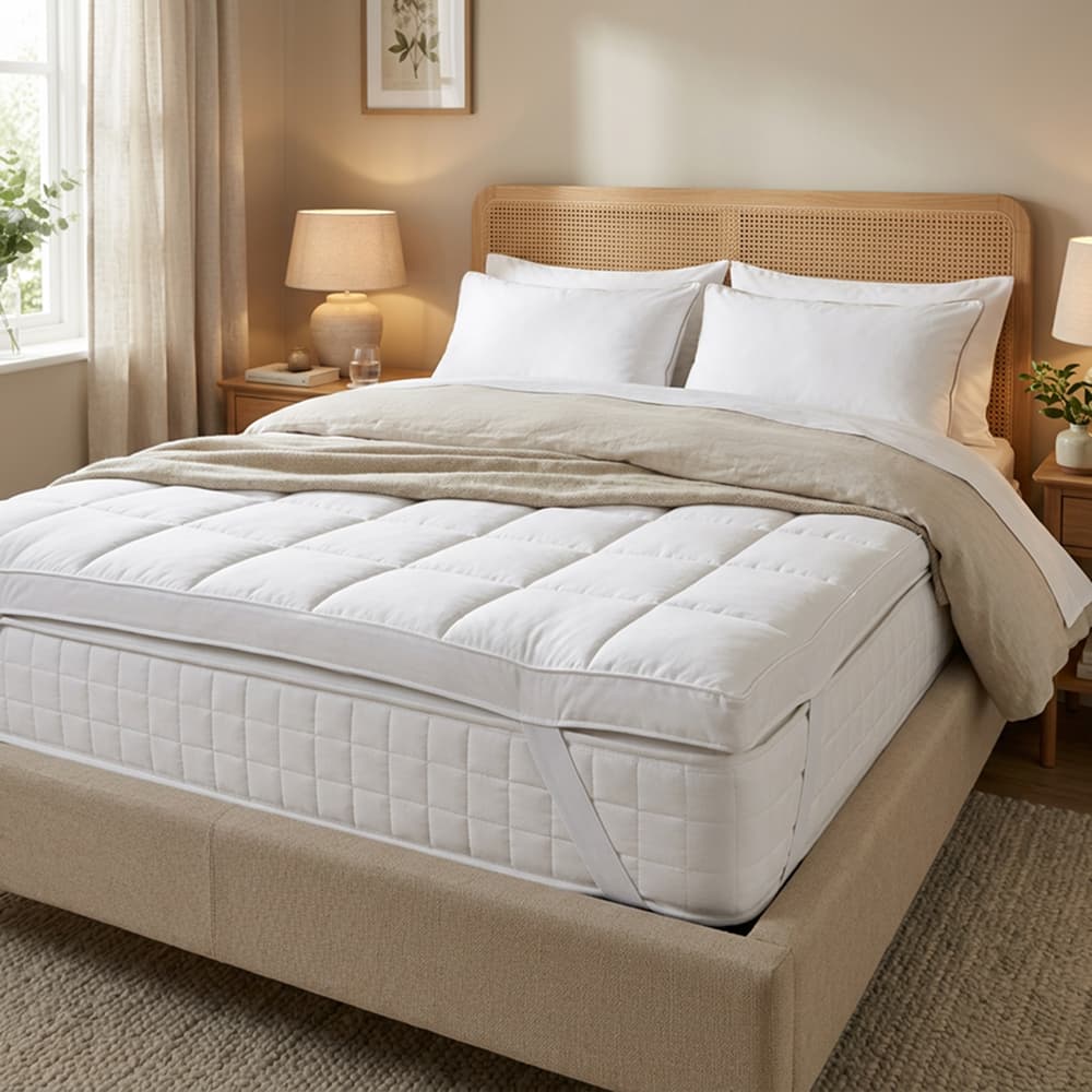 Pillow Top Ortobom 5cm 200 Fios 100% Algodão Extra Conforto Hipoalérgico Solteiro Casal Queen King