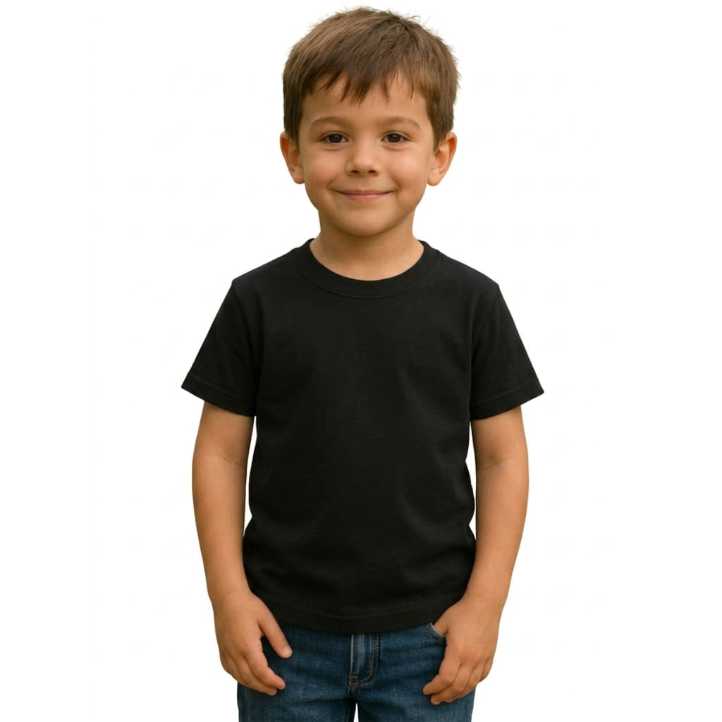 Camiseta Básica Algodão Preta l Branca