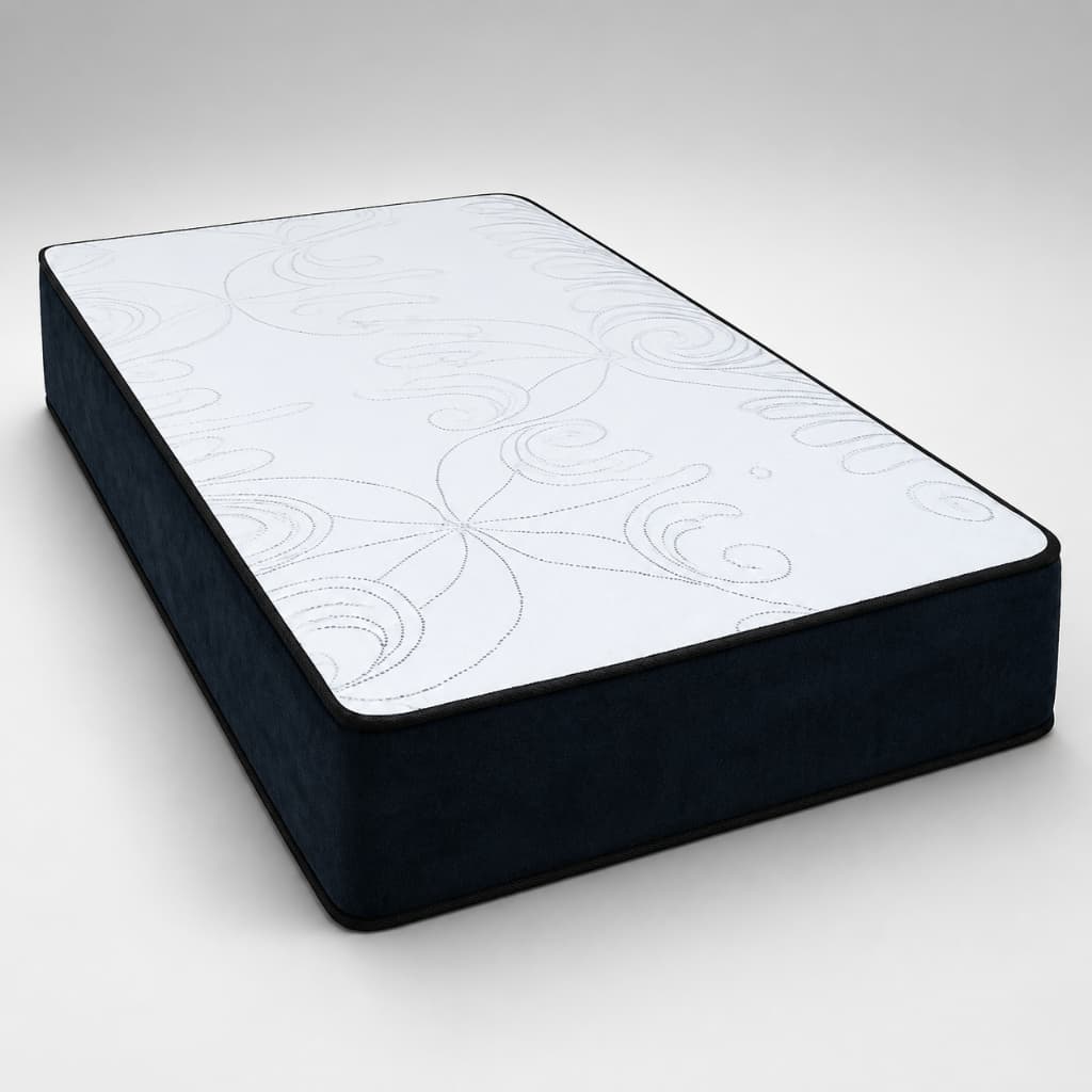 Colchão Solteiro Espuma D28 88x188x17cm Dupla Face Firme Ortopédico Antialérgico Tecido Bordado Fenix