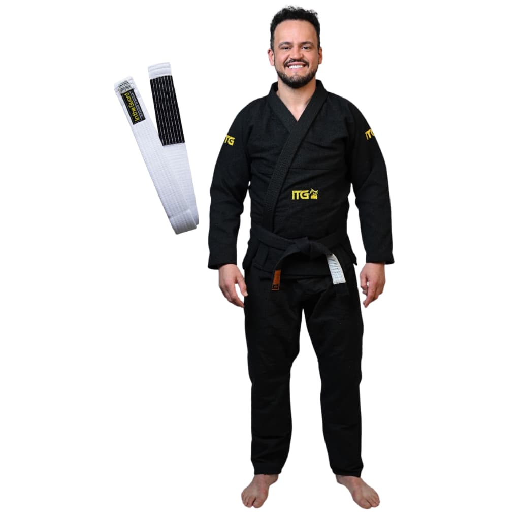 Kimono Trançado, Quimono Jiu Jitsu + Faixa JJ