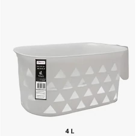 Organizador Com Alça Triângulos 4l Multiuso Branco