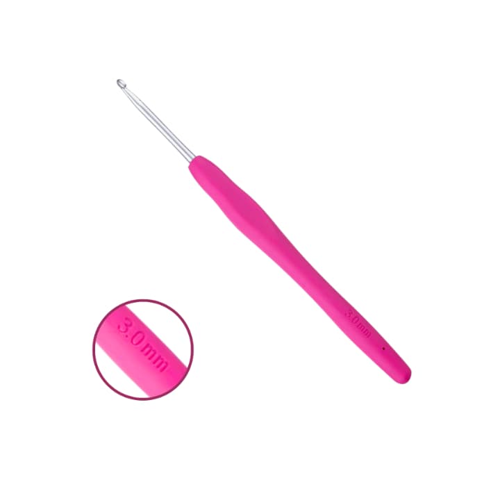 Kit 12 Unidades Agulha Ergonômica Cabo Emborrachado Tamanho 3,0