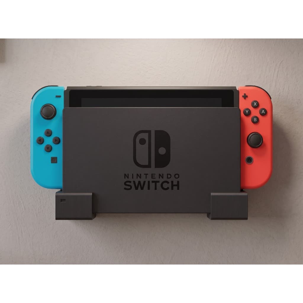 Suporte De Parede compatível com Nintendo Switch V1 V2 OLED Dock Resistente Organizador De Setup Gamer