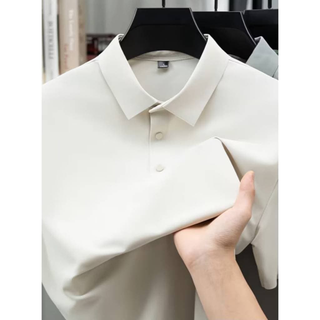 Camiseta Polo Masculina Super Leve | Secagem Rápida | Toque Gelado | Alta Elasticidade