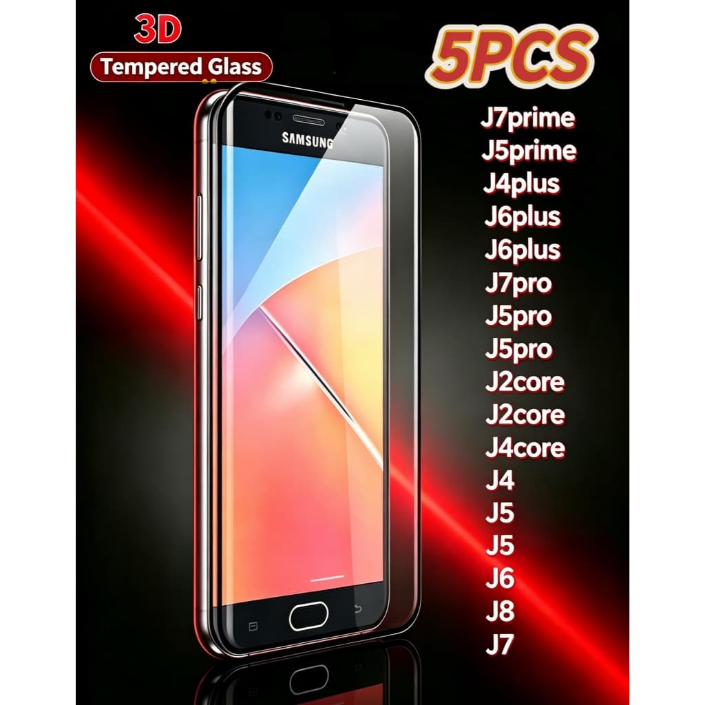 Kit 5/10/20 Película 3D De vidro Atacado com J5 Prime /J7 Prime /J4/J5/J6/J7/J8/J4PLUS/J6PLUS/J5PRO/J7PRO/J2CORE/J4CORE