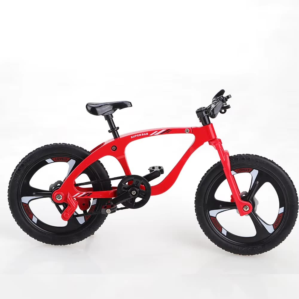 Miniatura De Bicicleta Decorativa Realista Pequena