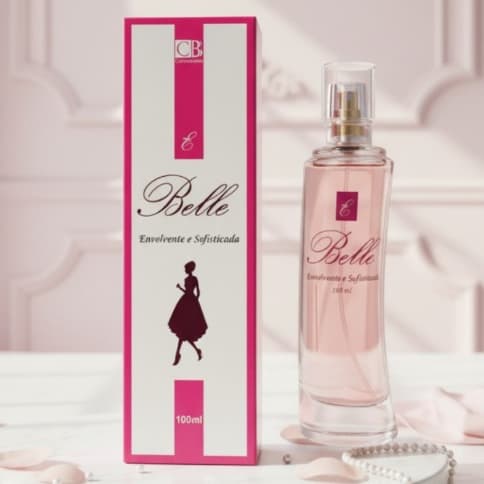 Belle 100ml - Prefume Feminino Floral Frutado Gourmand | Deo Colônia Feminina CBB