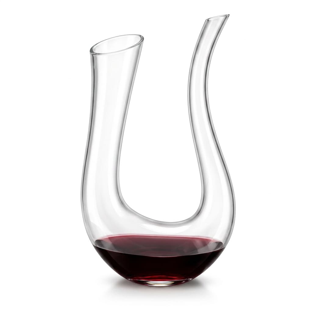 Decanter Vidro Cristal Para Vinho 1250ml Aerador Garrafa Jarra Servir Degustar Casa Bar Adega