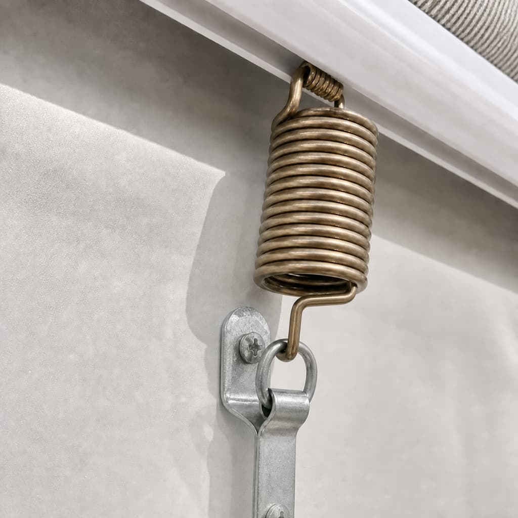 Molas Fixação Para Toldo Aço Inox Com Tubo - Kit Com 2