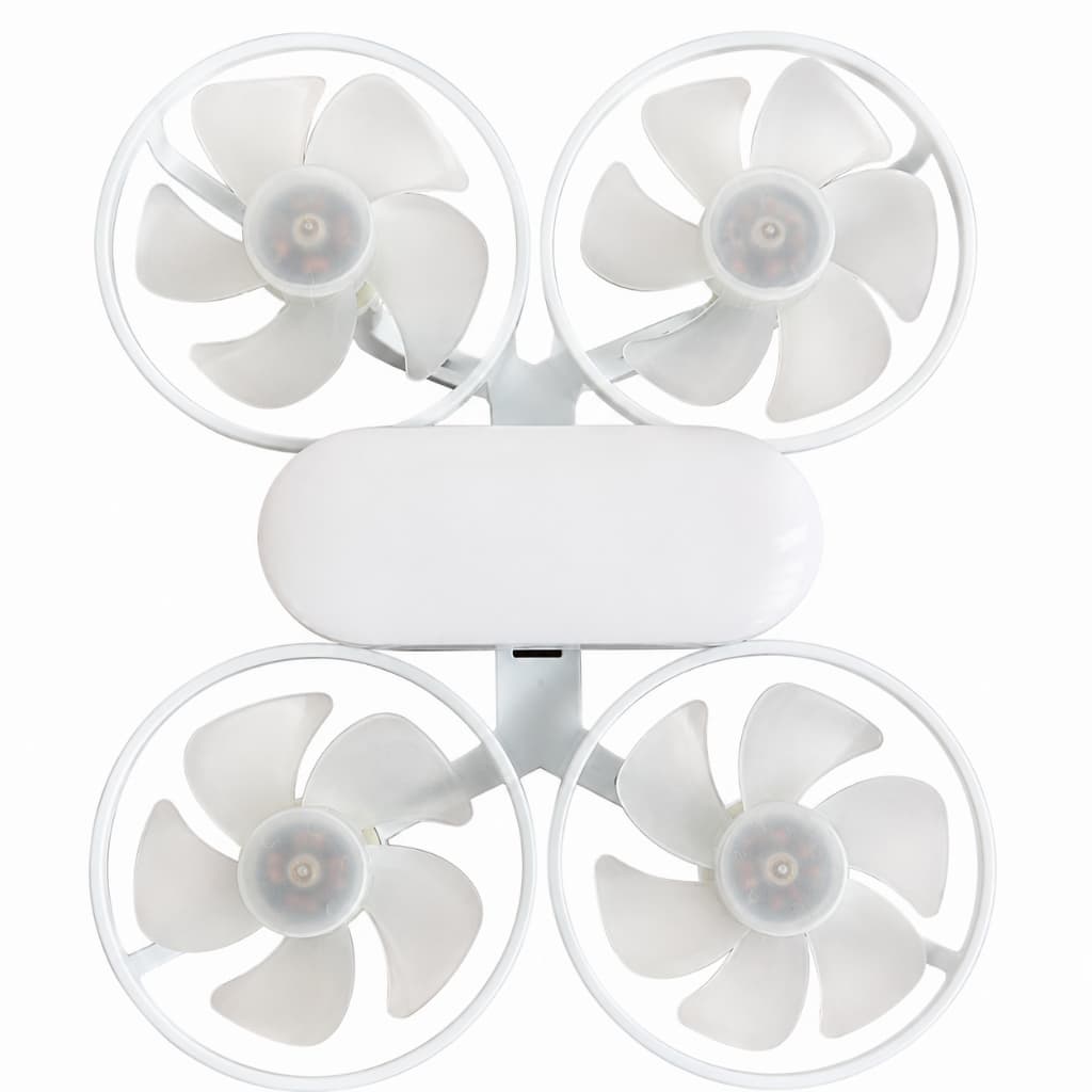 Ventilador De Teto Led 60w Bivolt Com Controle Remoto Silencioso