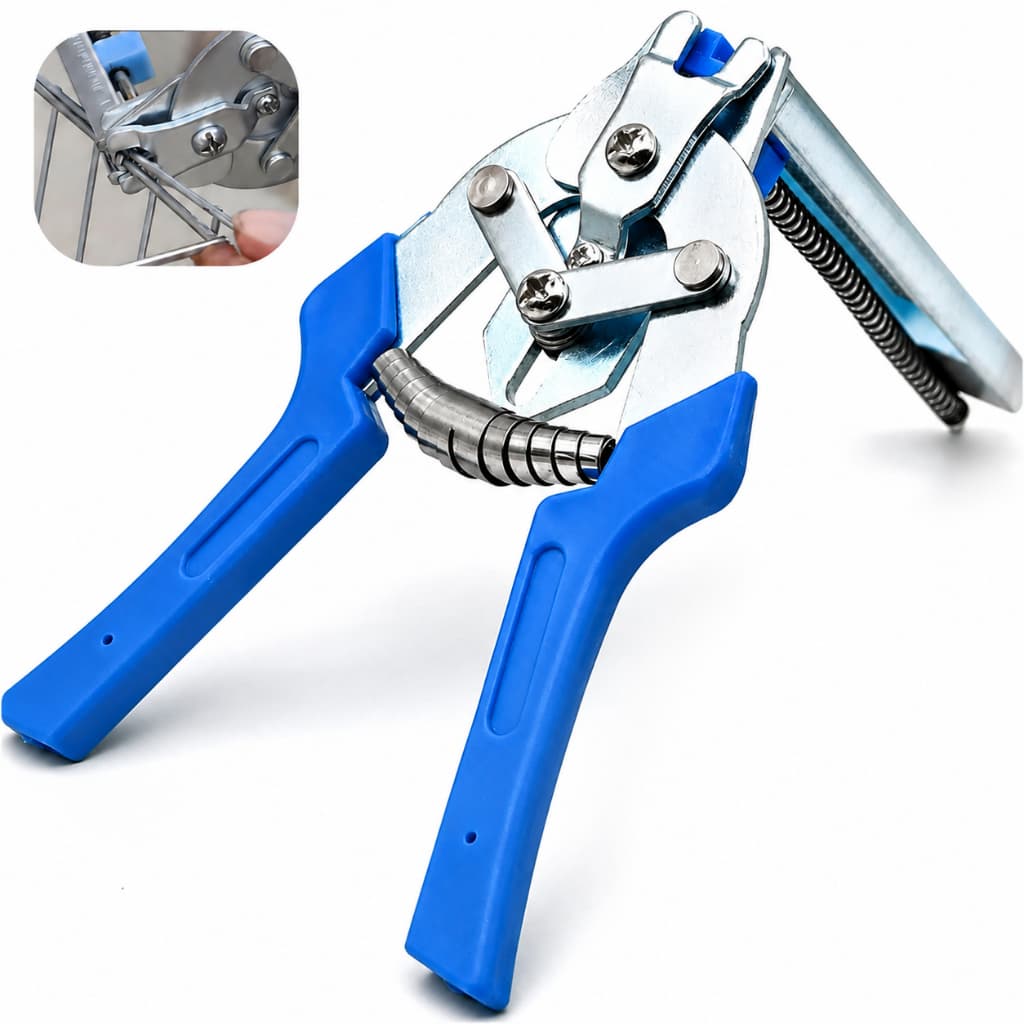 Alicate Aplicador Fixador  De Grampo Para Fixar Telas Cercas Arames e Gaiolas