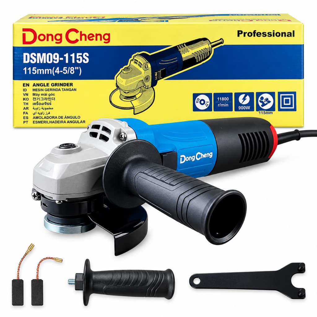 Esmerilhadeira Dong Cheng 800w 4 1/2'' Dsm09-115s - 220v