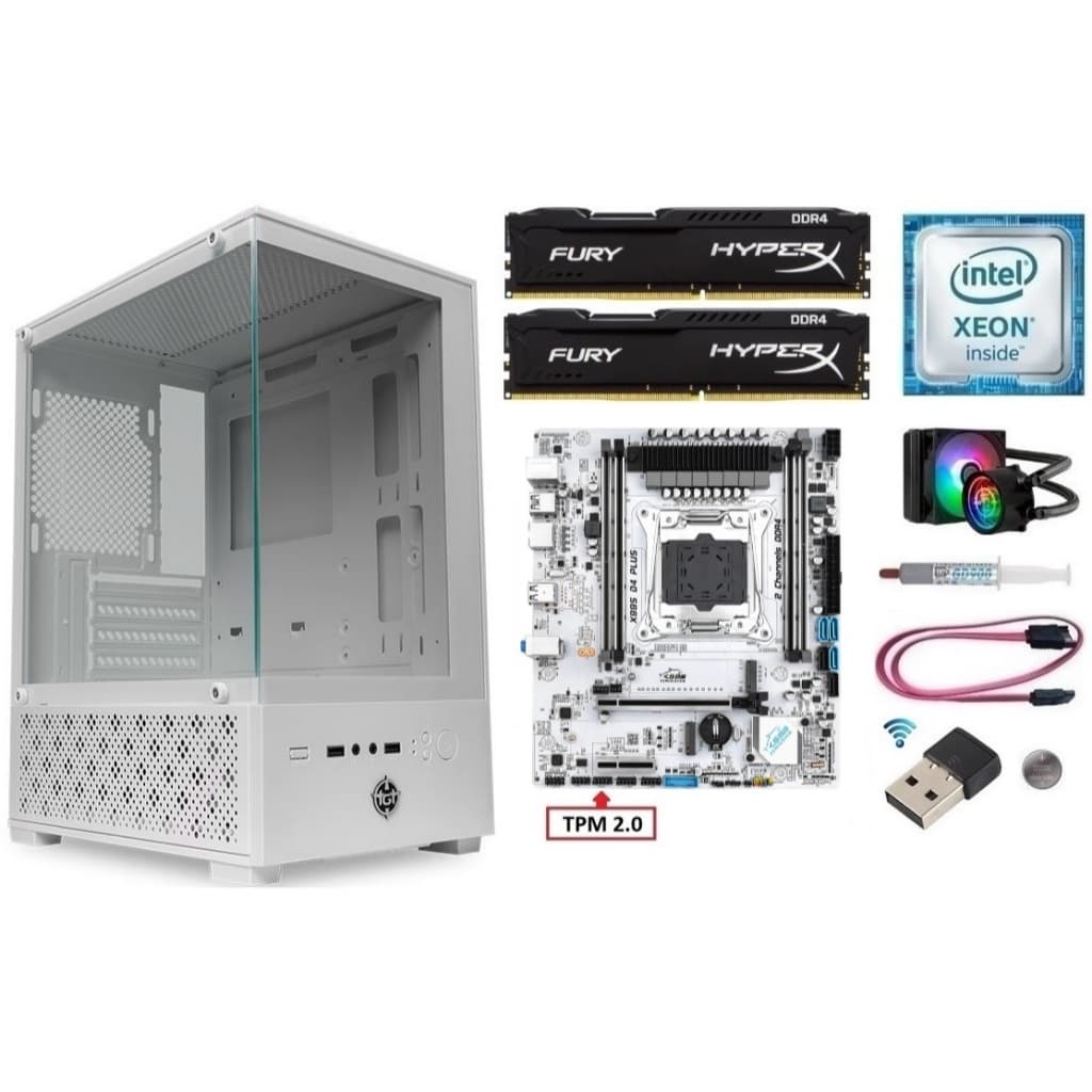 Kit Gamer X99 Xeon E5 2680 v4/ 8GB-16GB DDR4/ Cooler + Gabinete