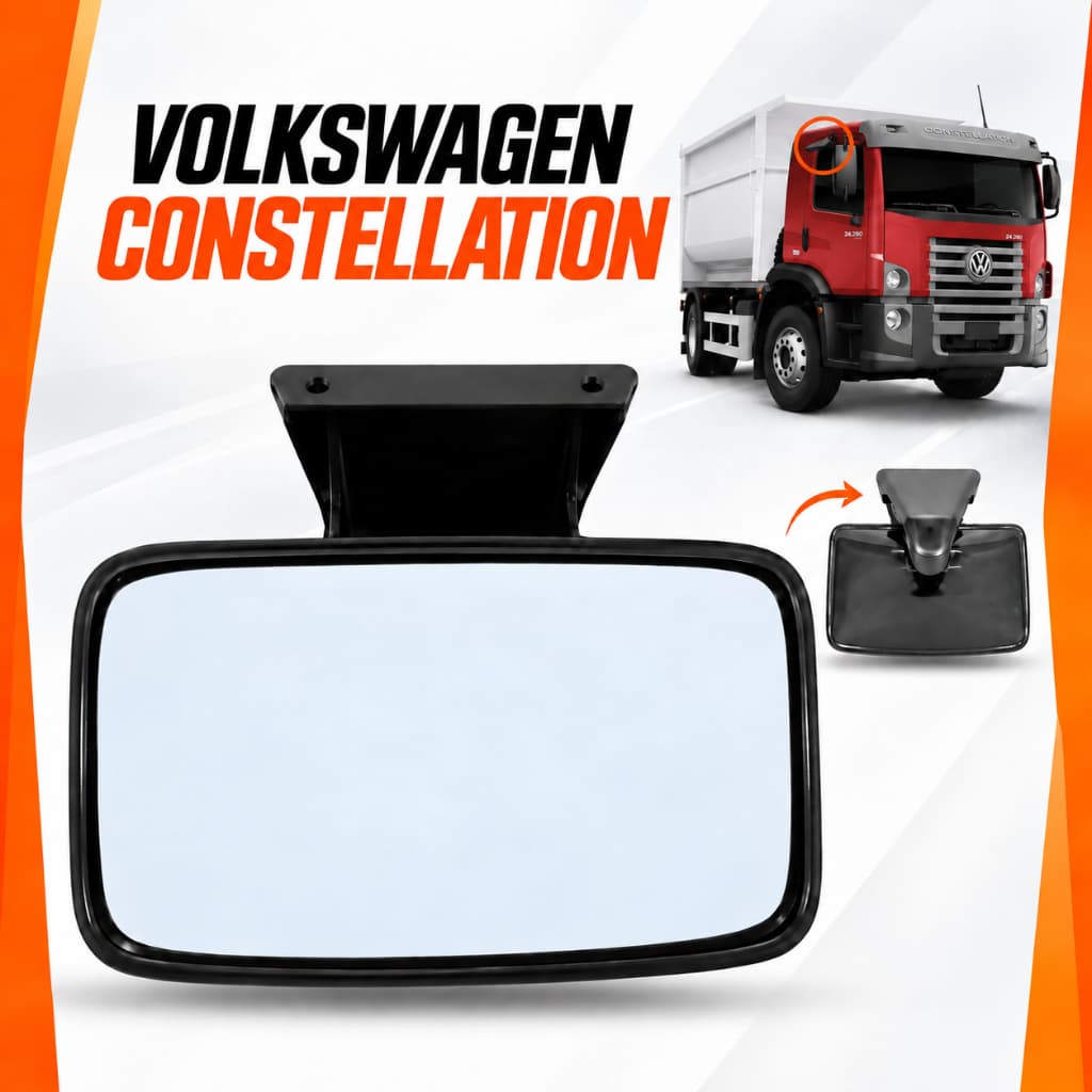 Espelho Rampa Vw Constellation 17.250E/ 25.250E/ 13.180E/ 15.180E/ 19.320E/ 19.370E/ 25.370E/ 25.320E/ 26.260/ 31.260
