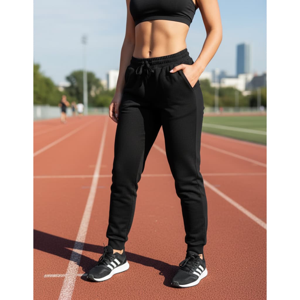 Calça Jogger Feminina Moletom Academia Passeio Conforto