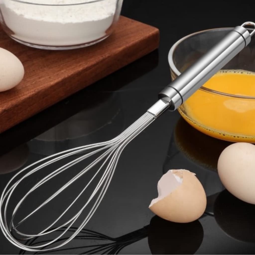 Batedor Fuê De Claras Ovo Fue Fouet Inox 25cm Premium