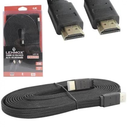 Cabo HDMI 5Metros - Alta Velocidade, Blindagem Avançada, Compatibilidade Universal