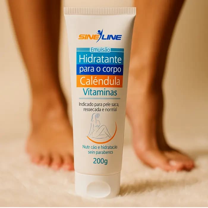 Creme de Calendula Emulsão Hidratante 200ml Sineline