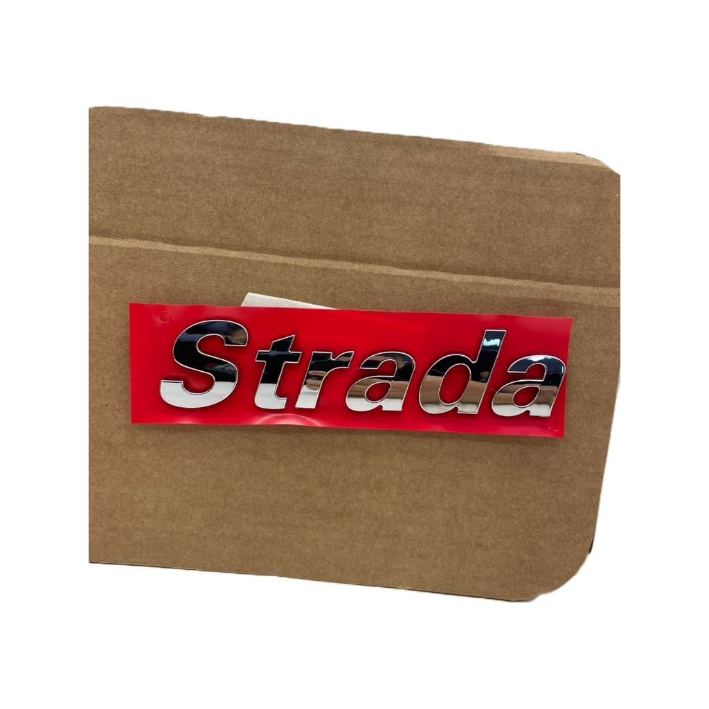 Emblema Nome Strada Letreiro 2000 Cromado em Diante