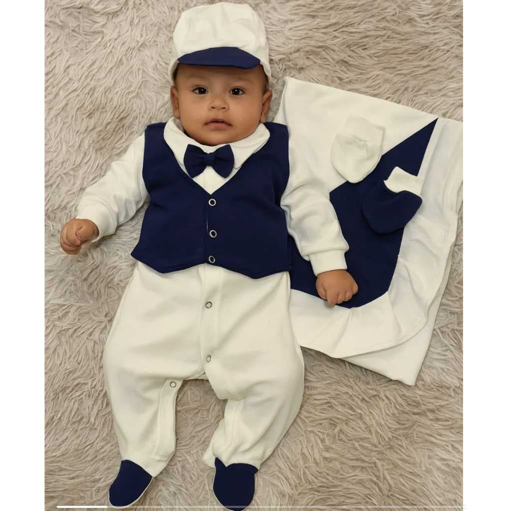 Saída Maternidade Masculina Tradicional - Moyses Baby