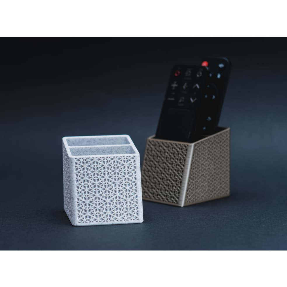 Organizador de Controle Remoto com 2 Divisórias – Suporte Porta Controles para TV | Mantém a Sala Organizada