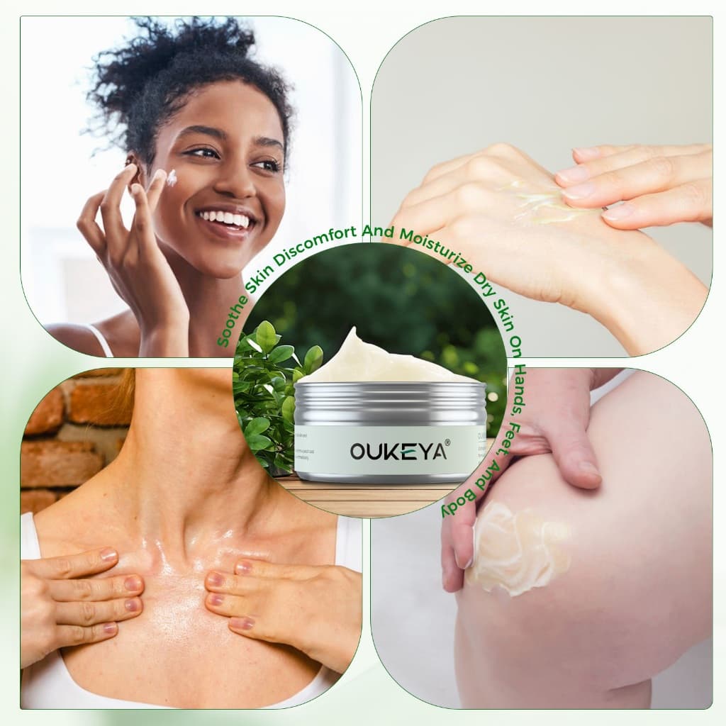 OUKEYA Bálsamo de Melaleuca Multiuso para Pele Seca e Sensível  Suaviza, Hidrata e Protege 80g