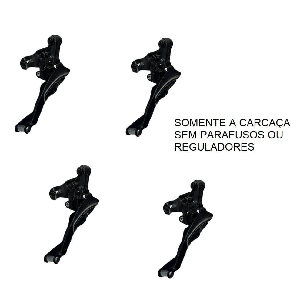 KIT 4 Câmbio Dianteiro Puxa Por Cima 3v SOMENTE CARCAÇA SEM PARAFUSOS - MOSTRUÁRIO