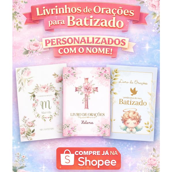 Livrinho de oração Batizado, livro de oração, primeira comunhão, lembrancinha personalizada com nome