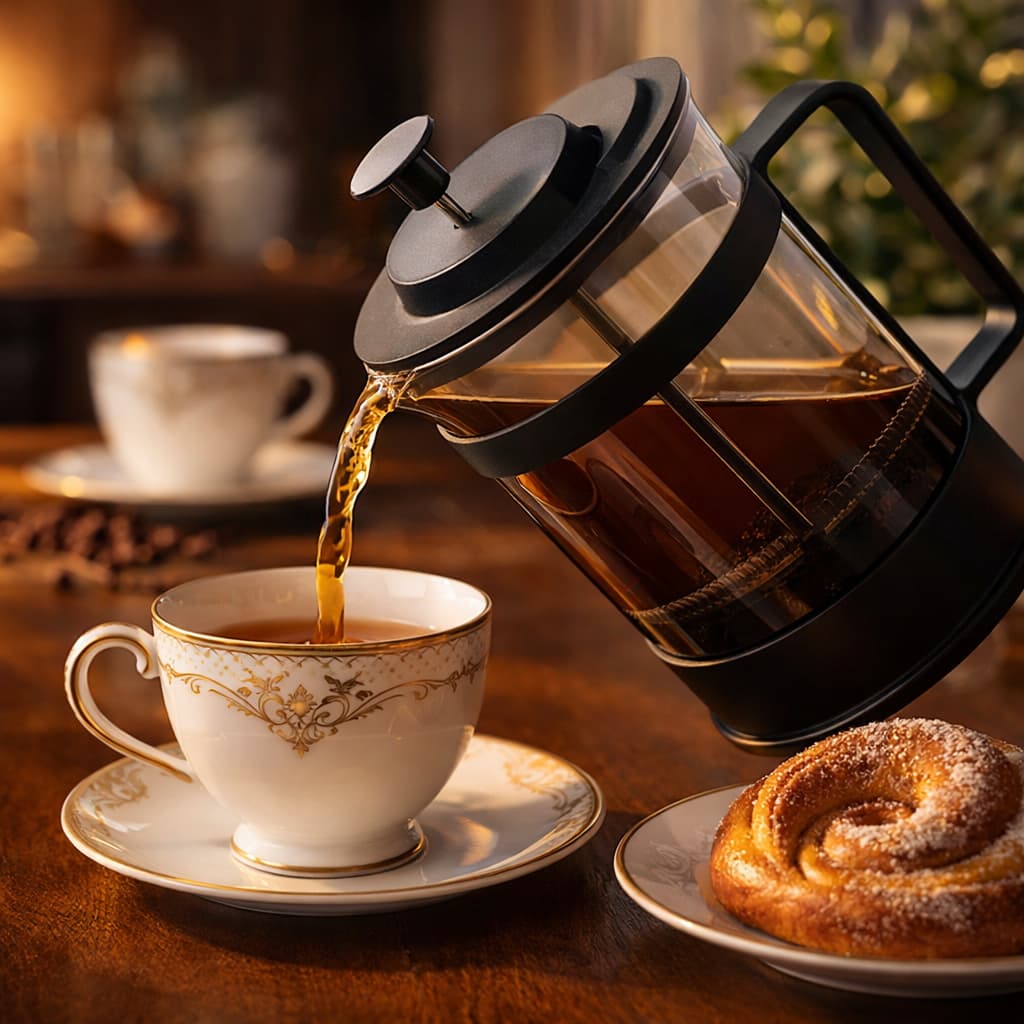 Cafeteira Prensa Francesa 300 ml de plastico e Vidro Cremeira para Café Leite Filtro removível